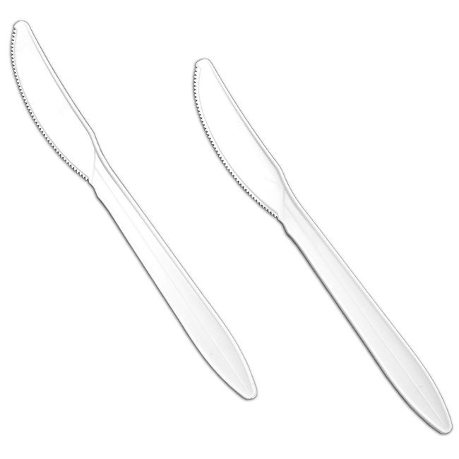 Table Accents Polypropylene Knives, 6.3 In -- 1000 Per Case