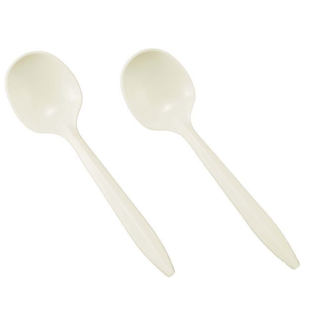 Table Accents Bioplastic Soup Spoons, 6 In -- 1000 Per Case