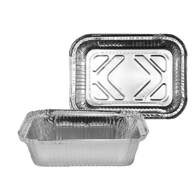 Chef Elite Oblong Aluminum Container, 1.5 Lb -- 500 Per Case