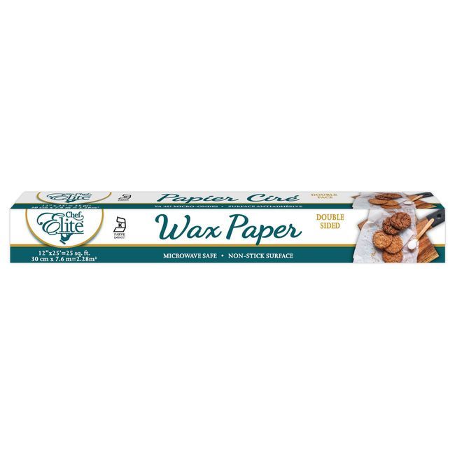 Chef Elite Double-sided Wax Paper, 12 In X 25 Ft -- 24 Per Case