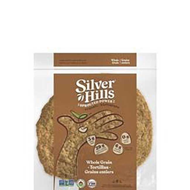 Silver Hills Bakery Tortilla Germée De Grains Entiers Biologiques, 255 G -- 12 Par Boîte
