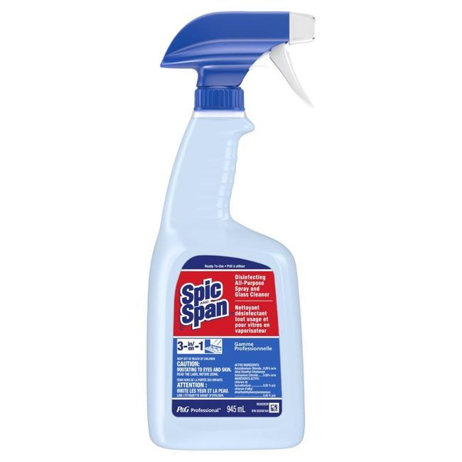 Spic And Span Disinfecting All Purpose Spray And Glass Cleaner, 945 Ml -- 8 Per Case