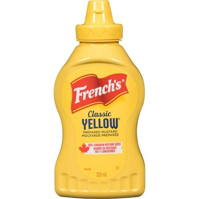 French's Moutarde Jaune - Bouteille Compressible, 325 Ml -- 12 Par Boîte