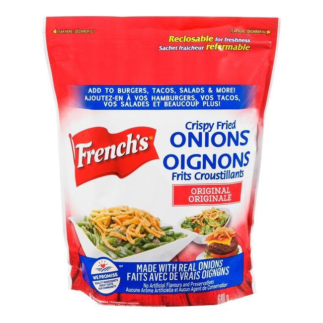 French's Oignons Frits Croustillants - Prêts À Servir, 680 G -- 6 Par Boîte