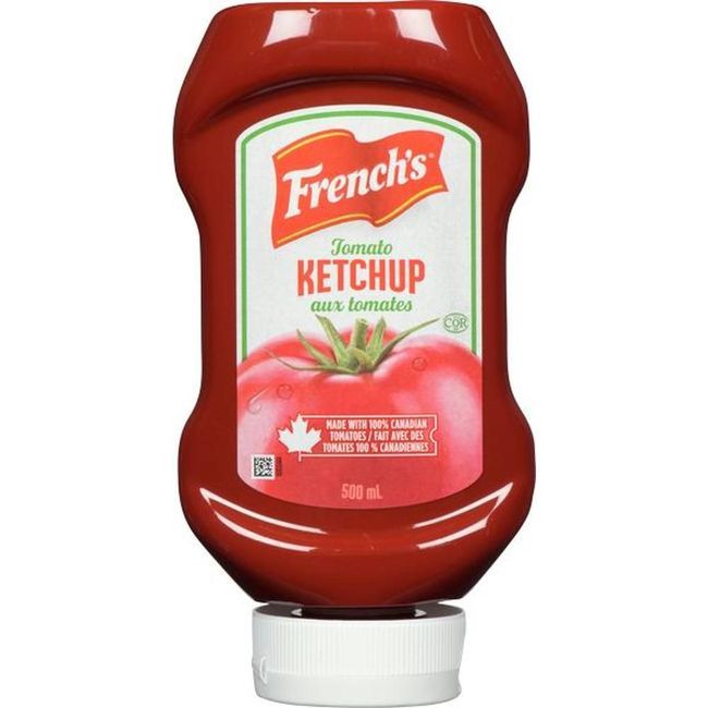 French's Tomato Ketchup - Reversed Bottle, 500 Ml -- 12 Per Case