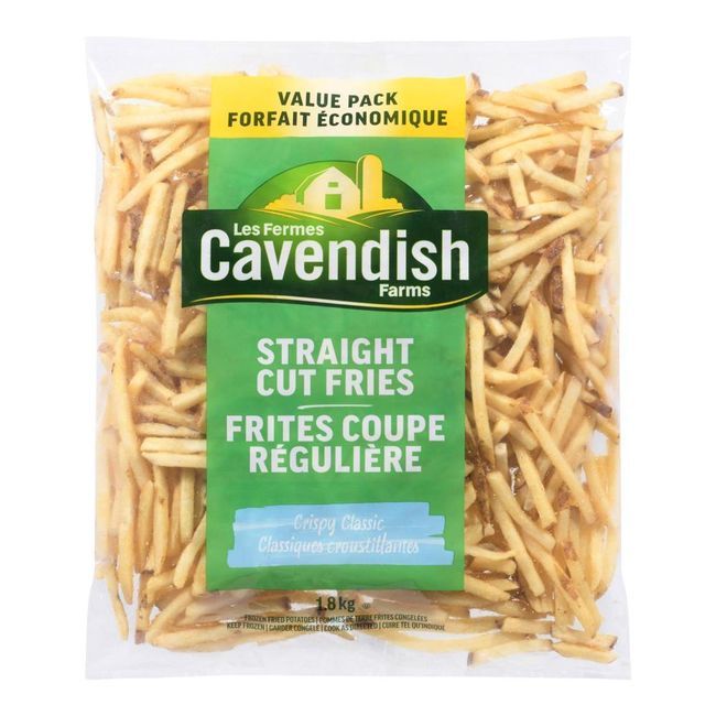 Cavendish Crispy Coated Straight Cut French Fries, 1.8 Kg -- 6 Per Case