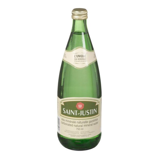 Saint-justin Mineral Water, 750 Ml -- 12 Per Case