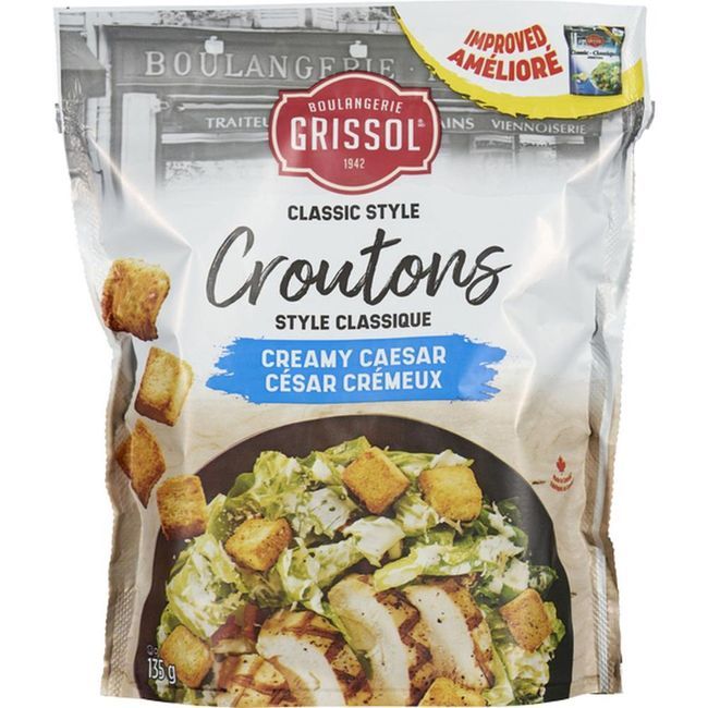 Grissol Croûtons César Crémeux Classiques, 135 G -- 12 Par Boîte