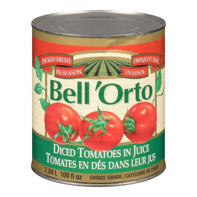 Bell'orto Diced Tomatoes, 2.84 L -- 6 Per Case