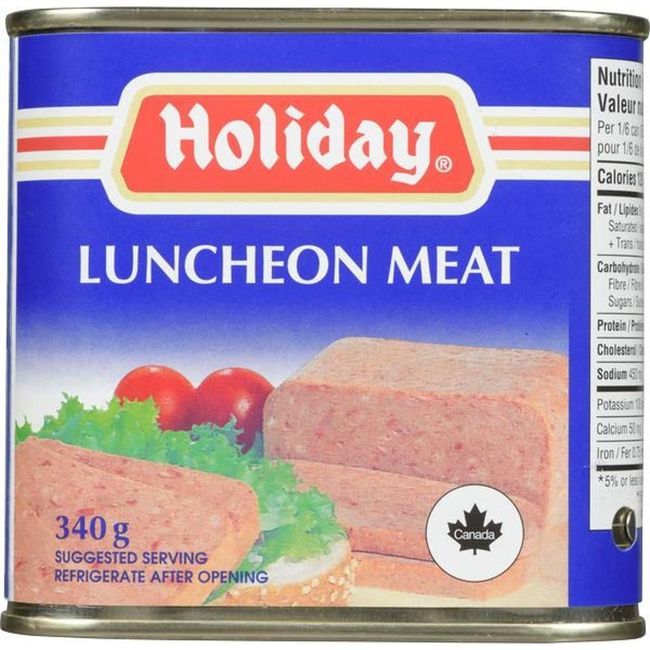 Holiday Regular Luncheon Meat, 340 G -- 12 Per Case