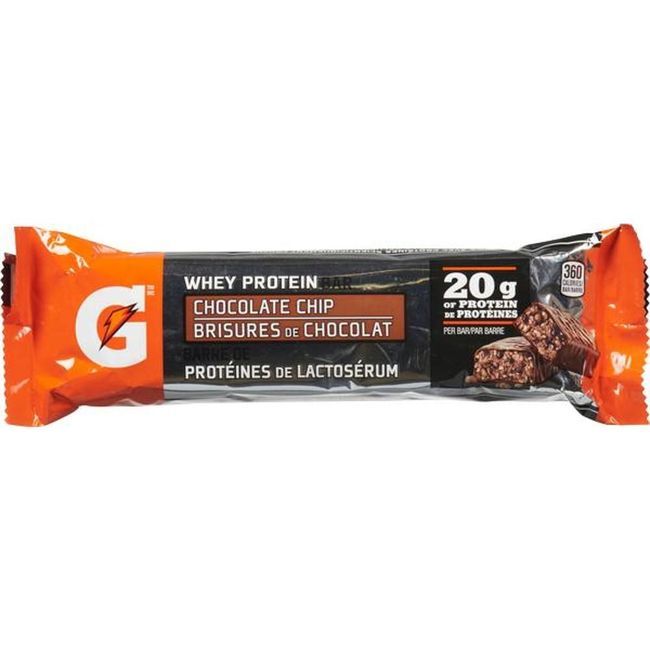 Gatorade Chocolate Chip Whey Protein Bar, 80 G -- 48 Per Case