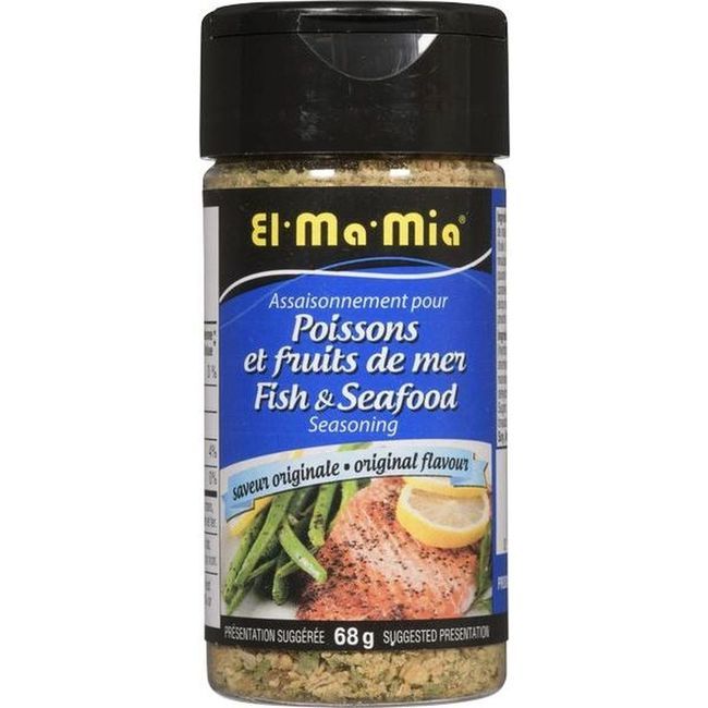 El Ma Mia Seafood Spice Seasoning, 68 G -- 12 Per Case