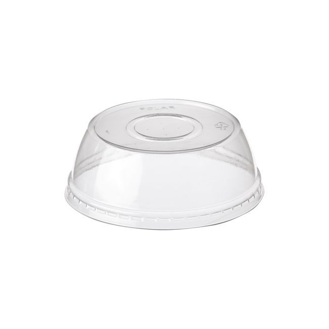 Polar Pak Couvercle Dôme Xl En Polystyrène Transparent Sans Fente Pour Polar Parfaits, 1 Po -- 1 000 Par Boîte