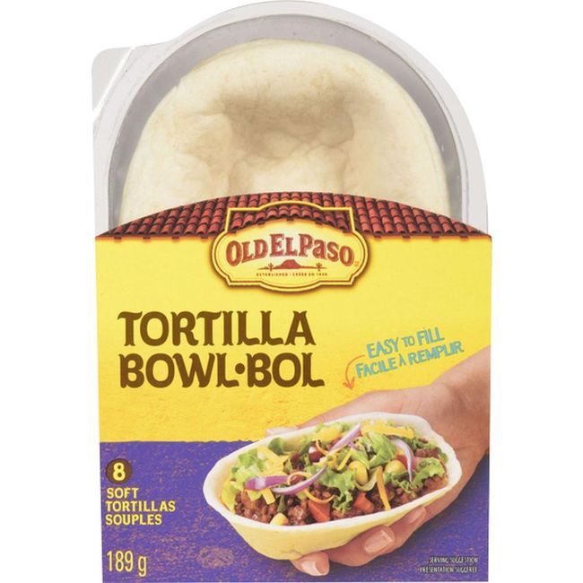 Old El Paso Bols De Tortillas, 189 G -- 8 Par Boîte