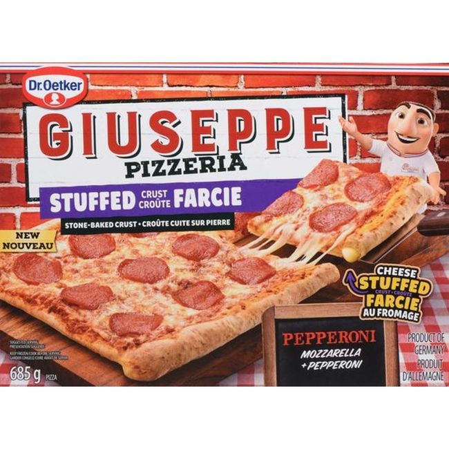 Giuseppe Pizza Au Pepperoni À Croûte Farcie, 685 G -- 8 Par Caisse