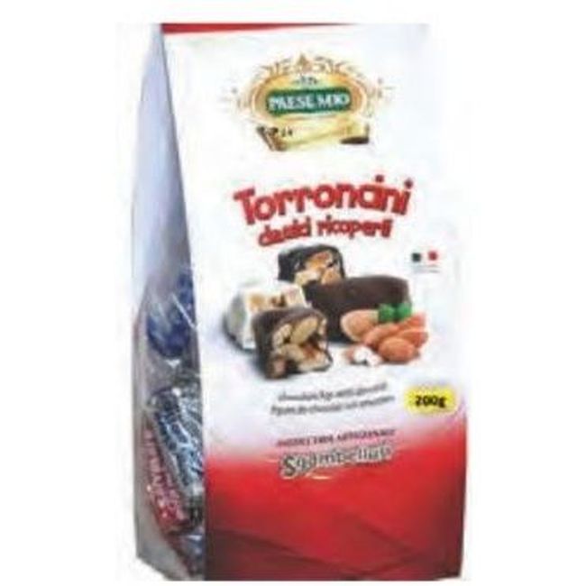 Paese Mio Torroncini Au Chocolat Et À La Vanille, 200 G -- 12 Par Caisse