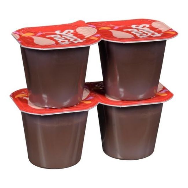 Snack Pack Chocolate And Chocolate Fudge Pudding - Bulk Pack, 99 G -- 72 Per Case