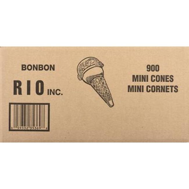 Bonbons Rio Number 35 Mini Cones, 900 Count -- 4 Per Case