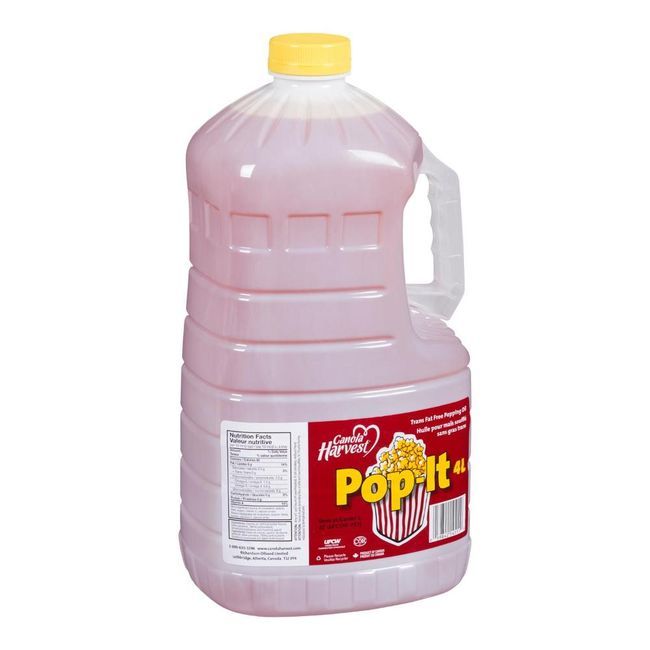 Canola Harvest Pop It Trans Fat Free Popping Oil, 4 L -- 4 Per Case