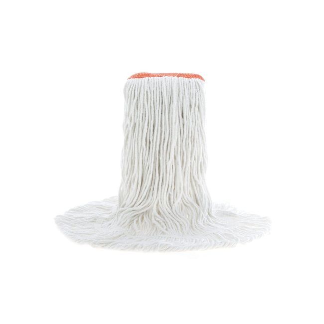 Atlas Graham Furgale White Medium Multimate Narrow Band Wet Mop -- 10 Per Case