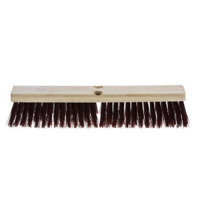 Atlas Graham Furgale Synthetic Fibre Coarse Sweep Black Push Broom, 24 In -- 6 Per Case