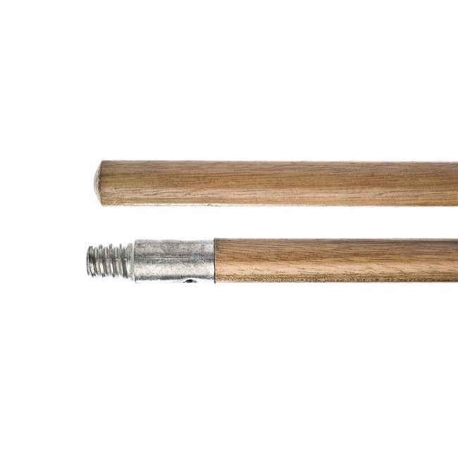 Atlas Graham Furgale Wooden With Metal Threaded Handle, 60 In -- 25 Per Case