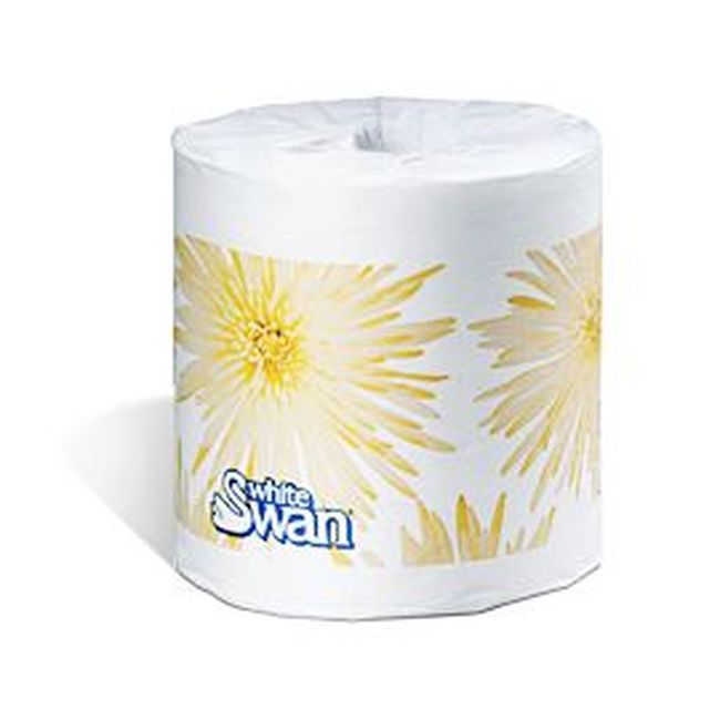 White Swan Classic White 1-ply Bathroom Tissue, 4 X 3.8 In -- 48 Per Case