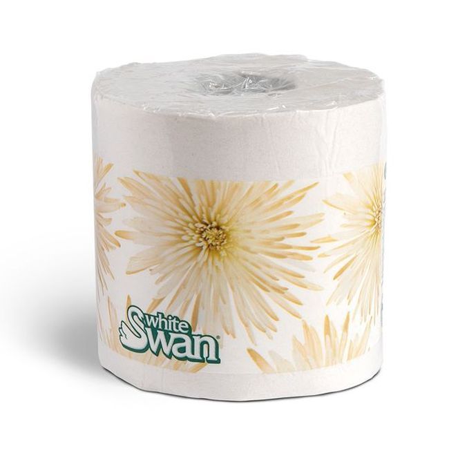 White Swan Classic White 2-ply Bathroom Tissue, 4 X 4.05 In -- 48 Per Case