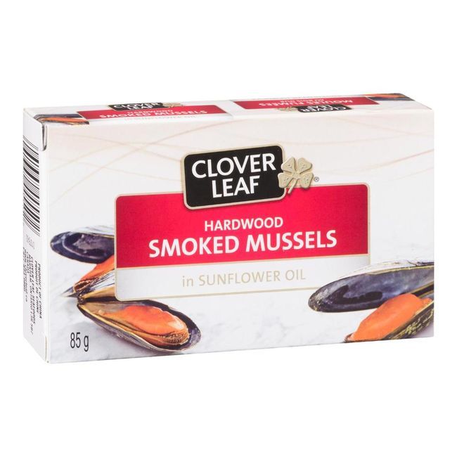 Clover Leaf Hardwood Smoked Mussels, 85 G -- 24 Per Case