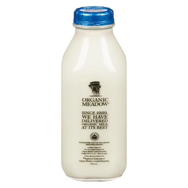 Organic Meadow Organic Partly Skim 2 Percent M.f. Milk, 946 Ml -- 12 Per Case