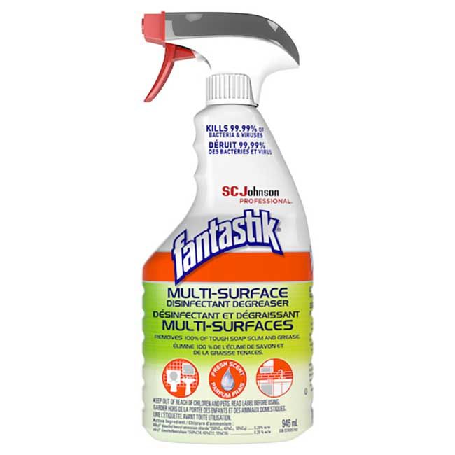 Fantastik Multi Surface Disinfectant Degreaser, 946 Ml -- 8 Per Case