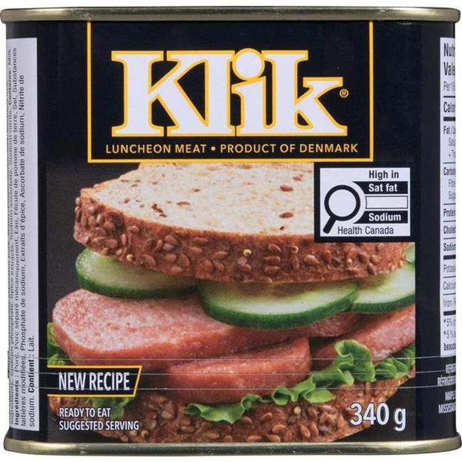 Klik Luncheon Meat, 340 G -- 12 Per Case
