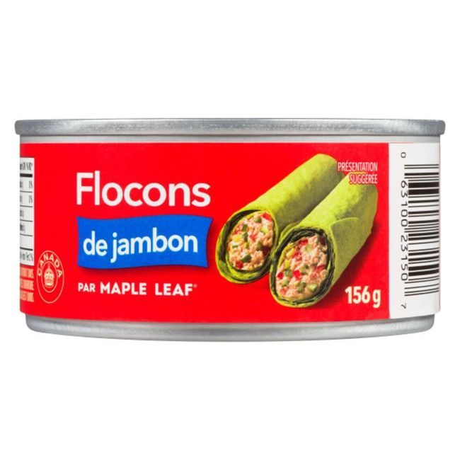 Maple Leaf Ham Flake, 156 G -- 24 Per Case