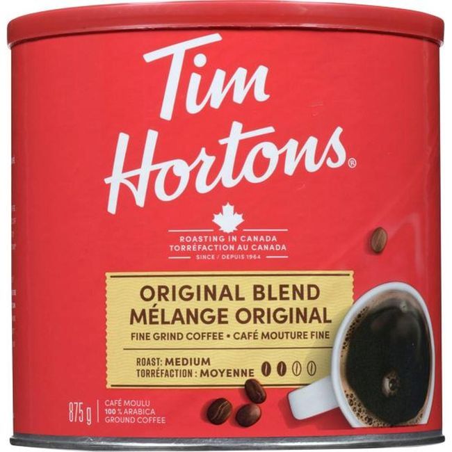 Tim Hortons Café Moulu Original, 875 G -- 6 Par Boîte
