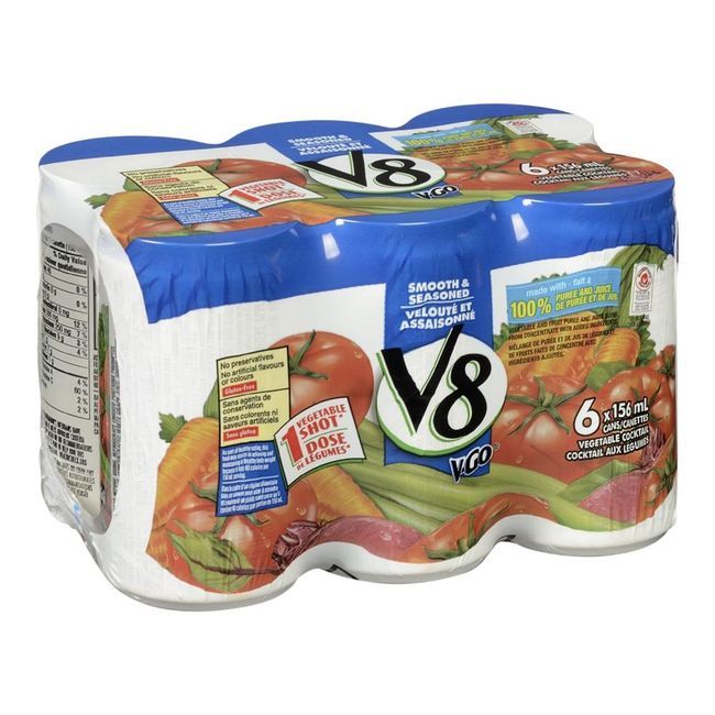 V8 Jus De Légumes V Go, 156 Ml -- 48 Par Caisse