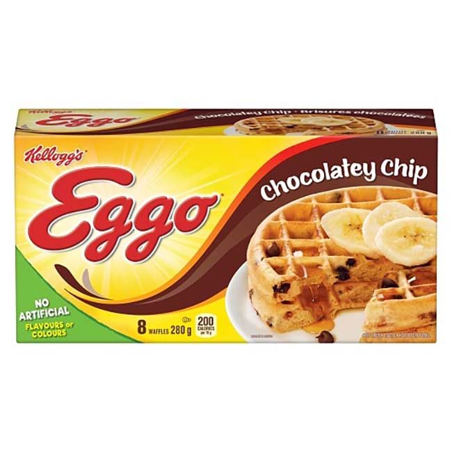 Kellogg's Chocolatey Chip Waffle, 280 G -- 12 Per Case