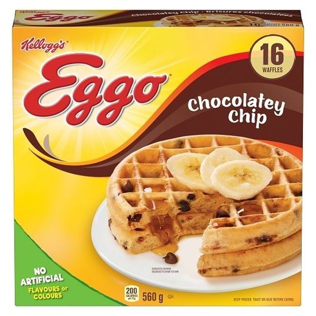 Kellogg's Chocolatey Chip Waffles, 560 G -- 12 Per Case