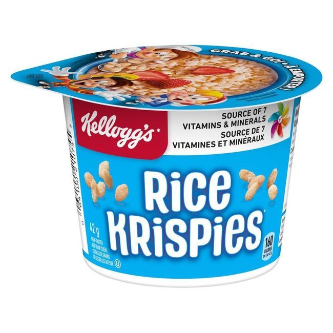 Rice Krispies Tasse De Céréales, 42 G -- 48 Par Boîte