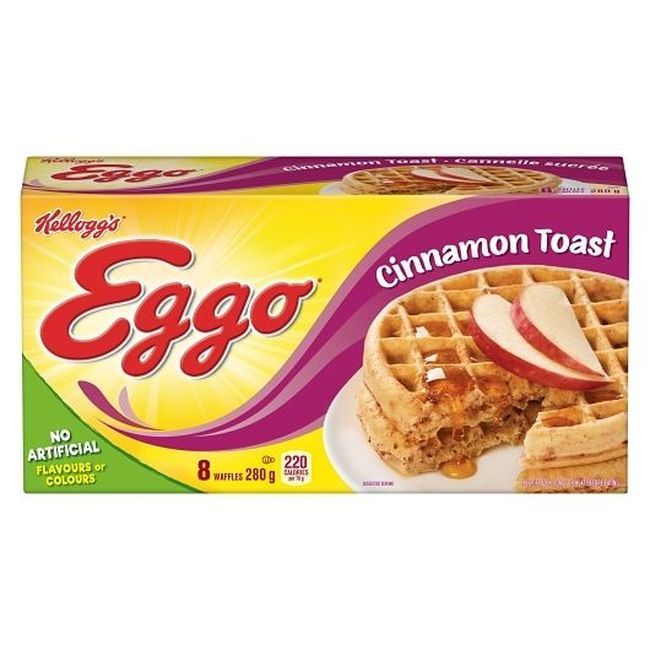 Kellogg's Cinnamon Toast Waffles, 280 G -- 12 Per Case