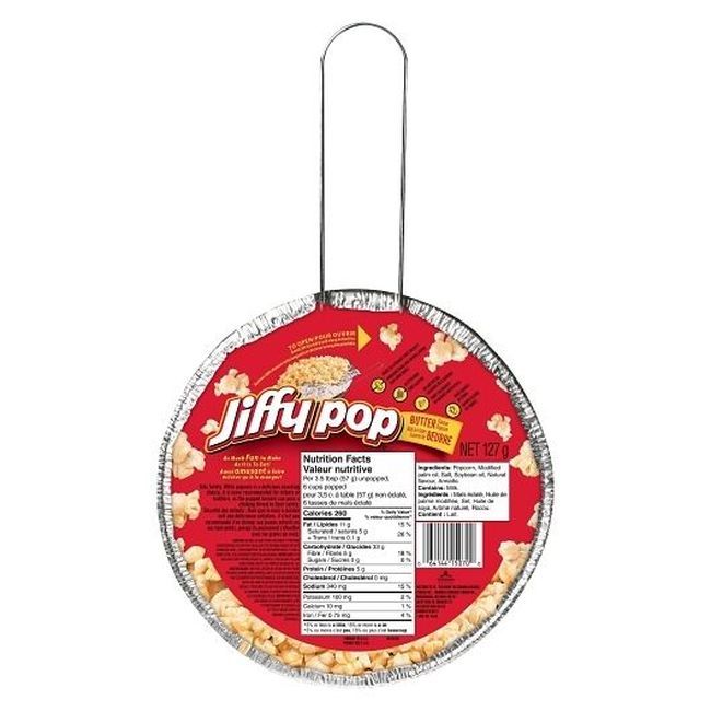 Jiffy Pop Buttery Popcorn, 127 G -- 12 Per Case