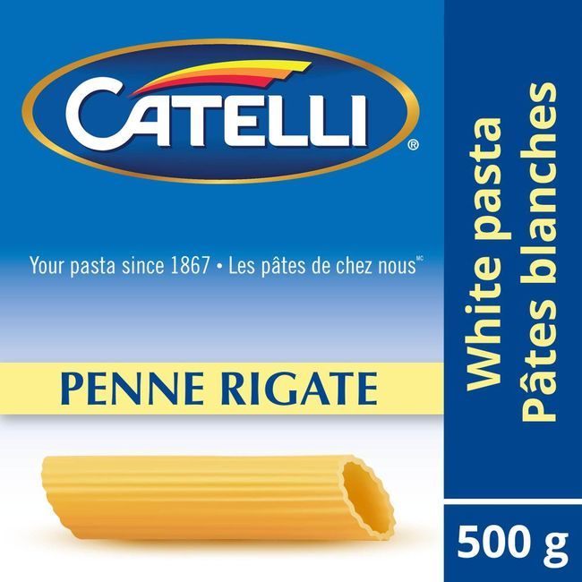 Catelli Pâtes Penne Rigate Blanches, 500 G -- 12 Par Caisse