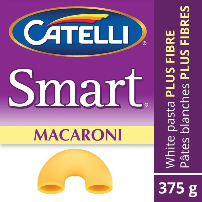 Catelli Smart Pâtes Macaronis, 375 G -- 20 Par Caisse