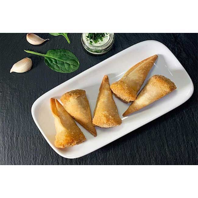 Veggie Korner Apéritif Végétalien En Cornet D'épinards, 4 Kg