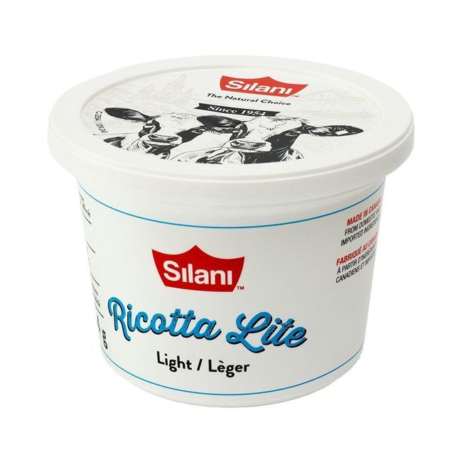 Silani Ricotta Lite Cheese, 454 G -- 12 Per Case