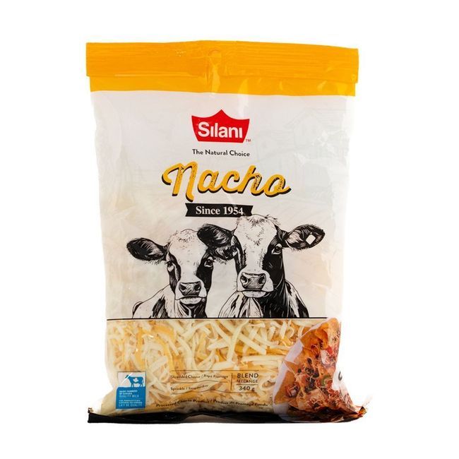 Silani Gluten Free Shredded Nacho Cheese, 340 G -- 12 Per Case