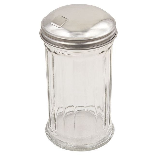 Browne Fluted Glass Sugar Pourer, 12 Oz Capacity -- 12 Per Case