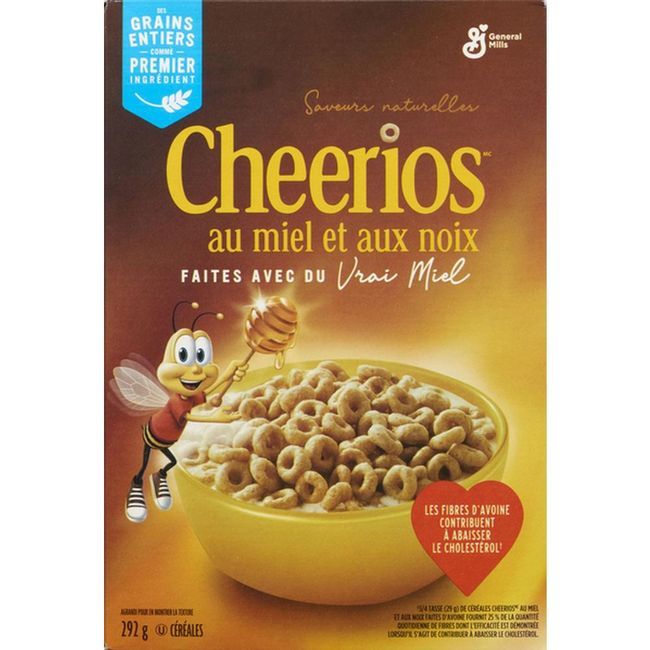 Cheerios Céréales Au Miel Et Aux Noix, 292 G -- 12 Par Boîte