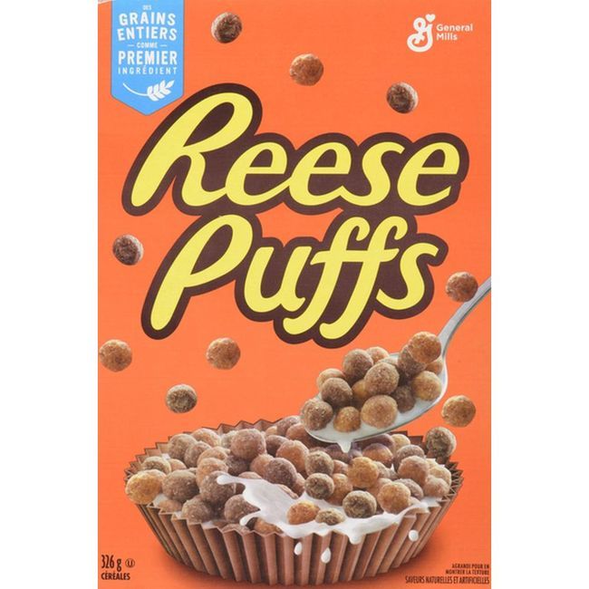 Reeses Puffs Céréales Aux Boules De Beurre D'arachide, 326 G -- 12 Par Boîte