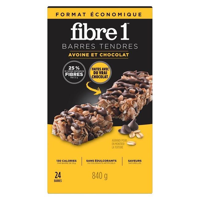 Fiber One Oat And Chocolate Chewy Bars - Value Pack, 35 G -- 192 Per Case