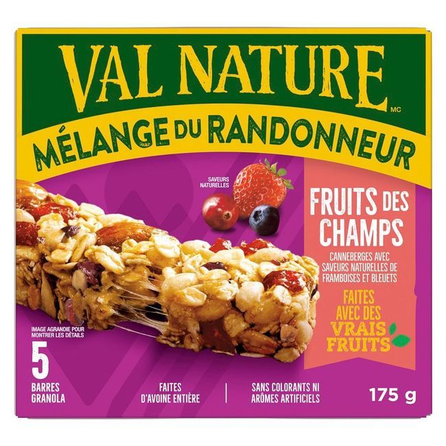 Nature Valley Barre Trail Mix Aux Baies Mélangées, 175 G -- 12 Par Boîte